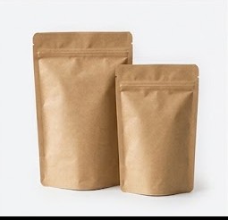 Resealable kraft pouches